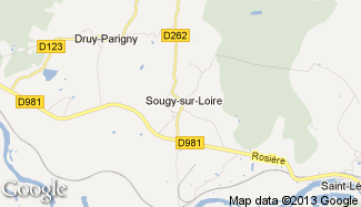 Plan de Sougy-sur-Loire