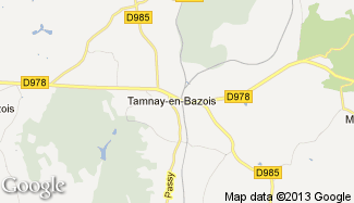 Plan de Tamnay-en-Bazois