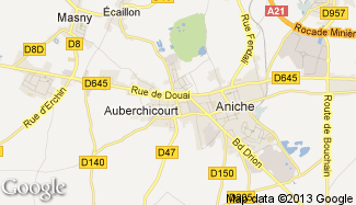 Plan de Auberchicourt