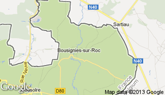 Plan de Bousignies-sur-Roc