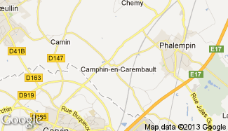 Plan de Camphin-en-Carembault