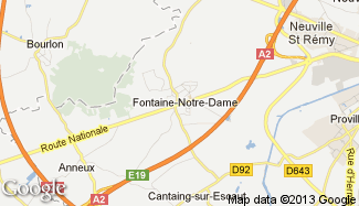 Plan de Fontaine-Notre-Dame