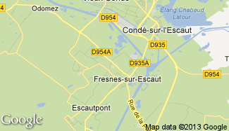 Plan de Fresnes-sur-Escaut