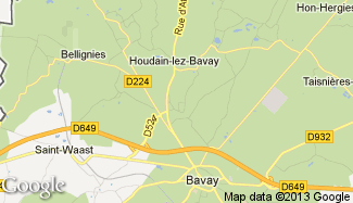 Plan de Houdain-lez-Bavay