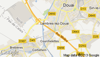 Plan de Lambres-lez-Douai