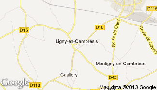 Plan de Ligny-en-Cambrésis
