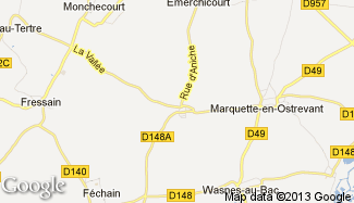 Plan de Marcq-en-Ostrevent