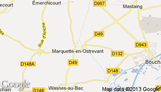 Plan de Marquette-en-Ostrevant