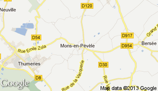 Plan de Mons-en-Pévèle