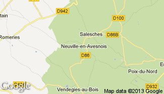 Plan de Neuville-en-Avesnois