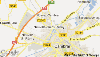 Plan de Neuville-Saint-Rémy