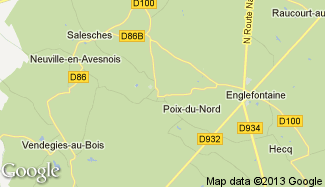 Plan de Poix-du-Nord