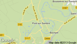 Plan de Pont-sur-Sambre