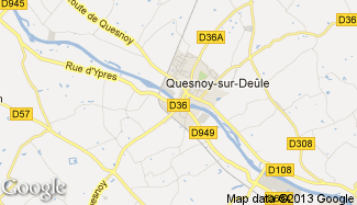 Plan de Quesnoy-sur-Deûle