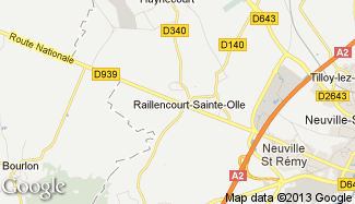 Plan de Raillencourt-Sainte-Olle