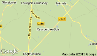 Plan de Raucourt-au-Bois