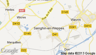 Plan de Sainghin-en-Weppes