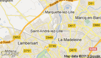 Plan de Saint-André-lez-Lille