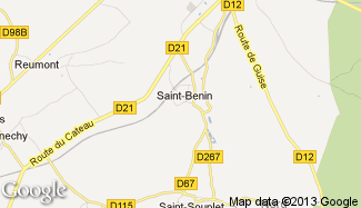 Plan de Saint-Benin