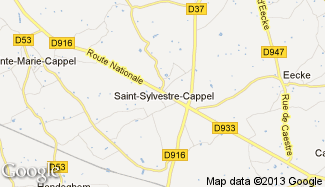 Plan de Saint-Sylvestre-Cappel