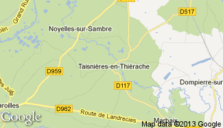 Plan de Taisnières-en-Thiérache