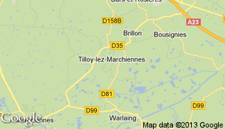 Plan de Tilloy-lez-Marchiennes