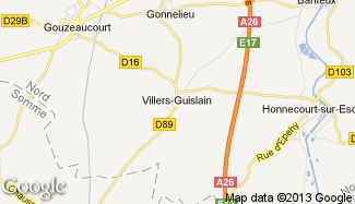 Plan de Villers-Guislain