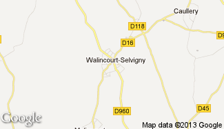 Plan de Walincourt-Selvigny