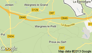 Plan de Wargnies-le-Petit