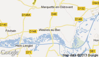 Plan de Wasnes-au-Bac