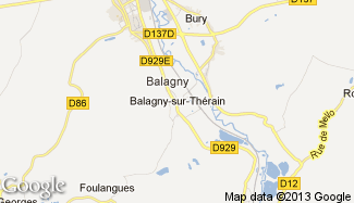 Plan de Balagny-sur-Thérain