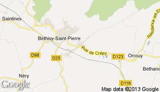 Plan de Béthisy-Saint-Martin