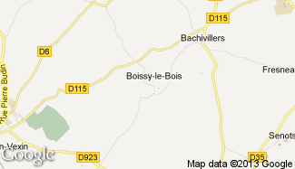 Plan de Boissy-le-Bois