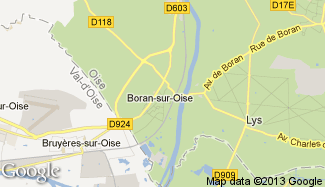 Plan de Boran-sur-Oise