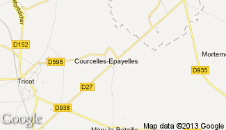 Plan de Courcelles-Epayelles