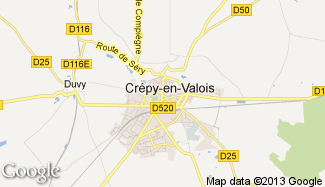 Plan de Crépy-en-Valois