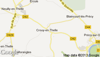Plan de Crouy-en-Thelle