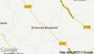 Plan de Ernemont-Boutavent