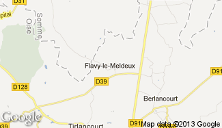 Plan de Flavy-le-Meldeux
