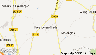 Plan de Fresnoy-en-Thelle