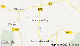 Plan de Hodenc-en-Bray