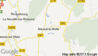 Plan de Mareuil-la-Motte