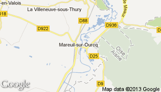 Plan de Mareuil-sur-Ourcq