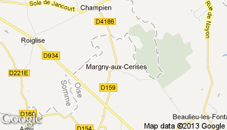 Plan de Margny-aux-Cerises