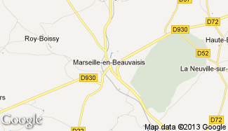 Plan de Marseille-en-Beauvaisis