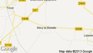 Plan de Méry-la-Bataille