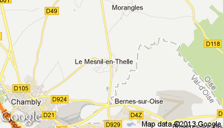 Plan de Le Mesnil-en-Thelle