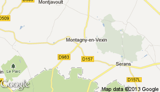 Plan de Montagny-en-Vexin