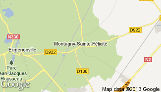 Plan de Montagny-Sainte-Félicité