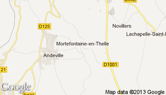 Plan de Mortefontaine-en-Thelle